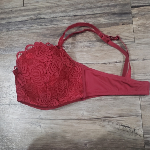 Adore Me Lace Red Bra 38dd - Picture 4 of 7